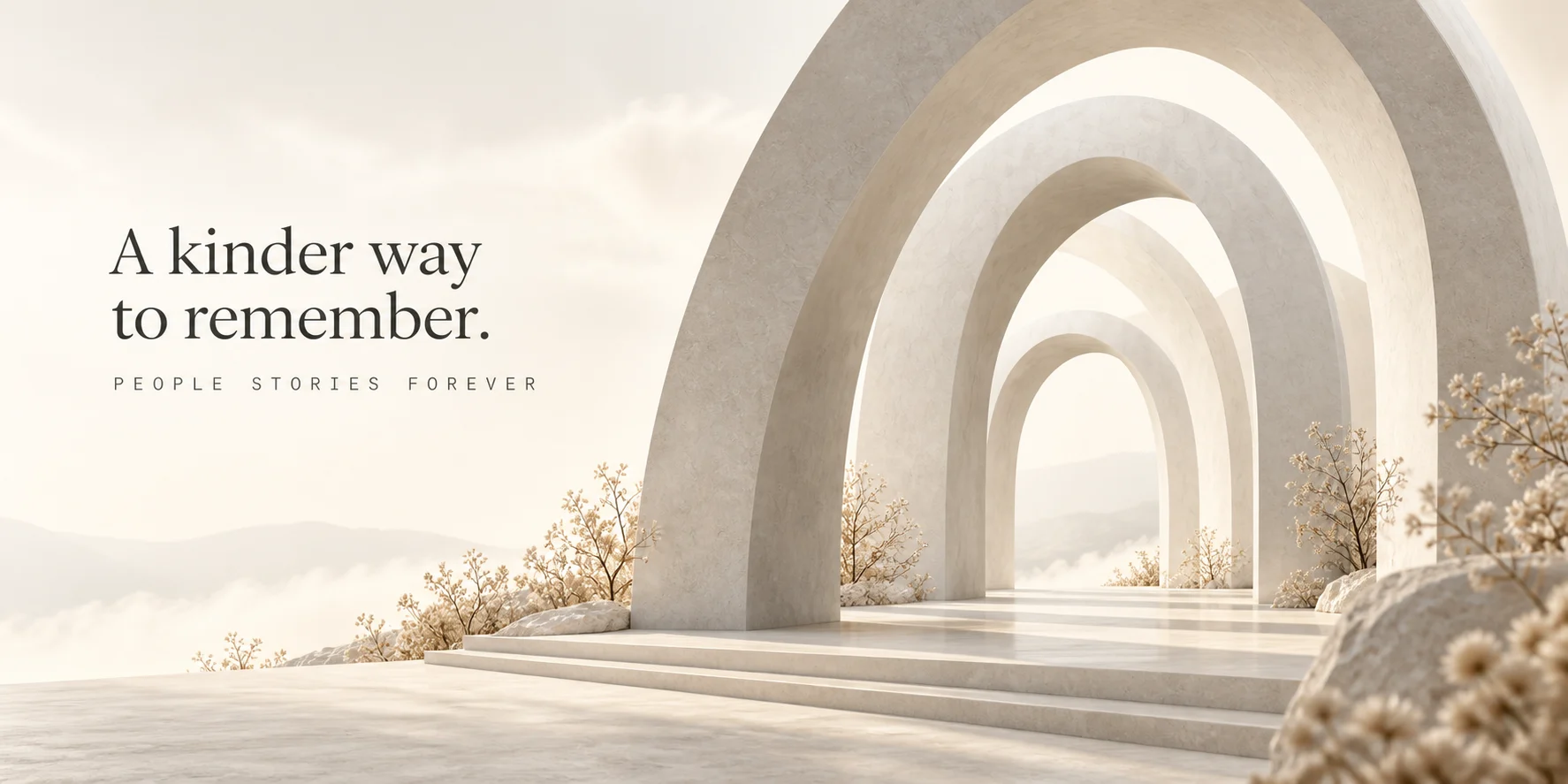 Virtual Gravesite — illustrative concept artwork